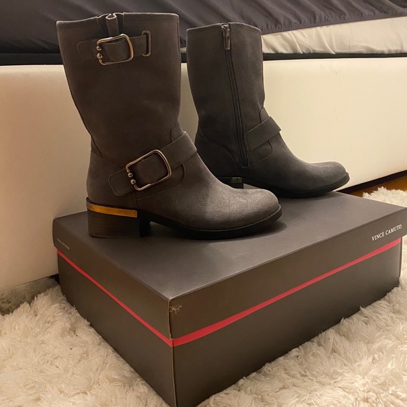 Vince Camuto Wantilla Moto Booties Size 